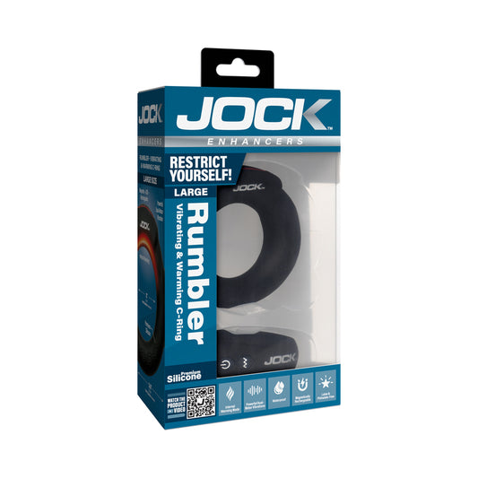 JOCK Rumbler 2 in. Vibrating & Warming C-Ring by XR llc DBA Curve