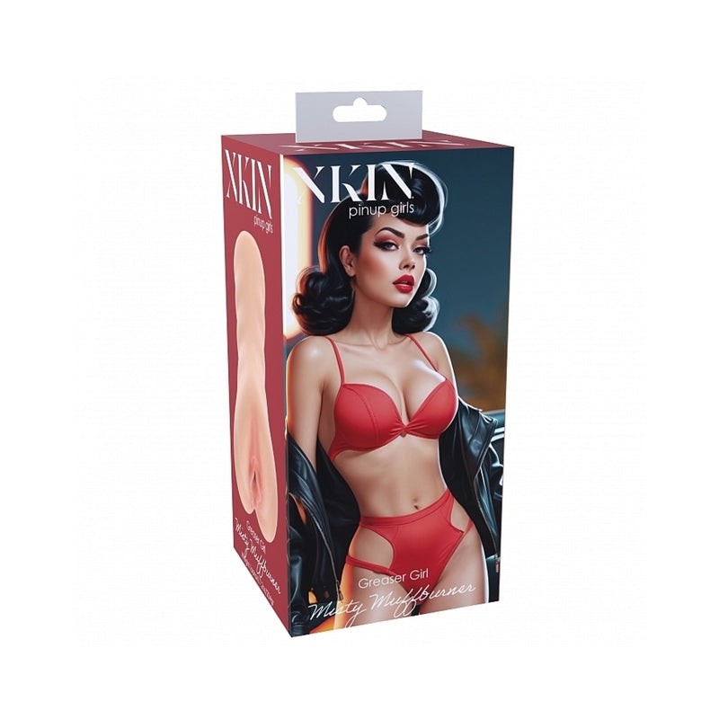 Xkin Pinup Girls Misty Muffburner Stroker Beige