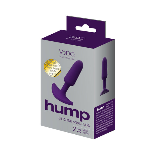 VeDO Hump Silicone Anal Plug Purple by Savvy Co.