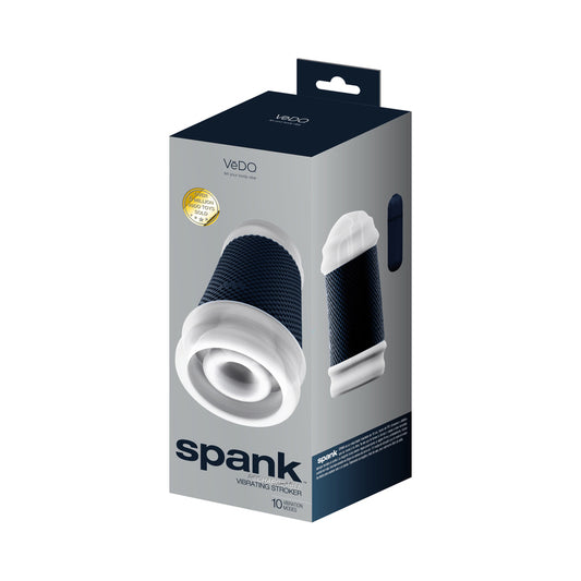 VeDO Spank Rechargeable Vibrating Stroker Clear