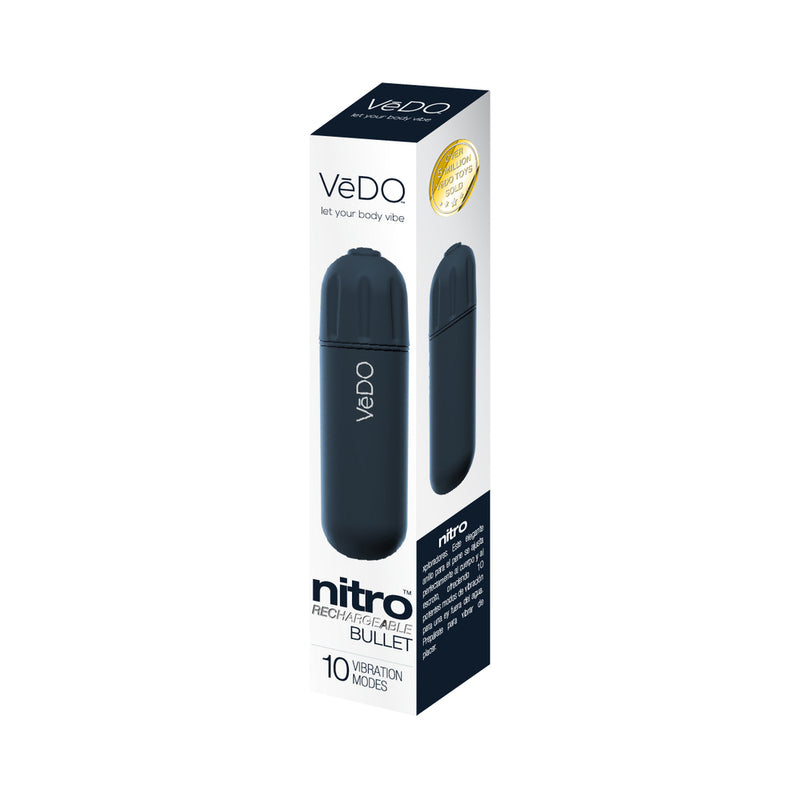 VeDO Nitro Rechargeable Bullet Vibe Black