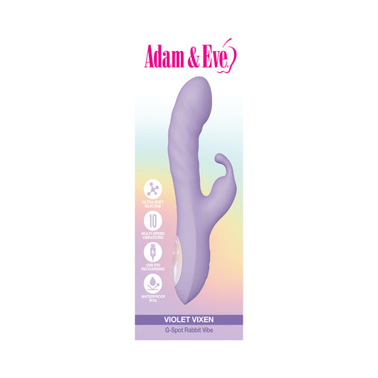 Adam & Eve Violet Vixen G-Spot Rabbit Vibe