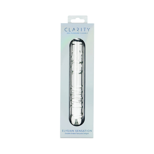 Clarity Elysian Sensation Glass Dildo