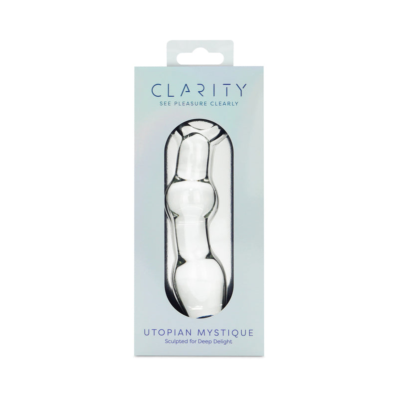 Clarity Utopian Mystique Glass Dildo by Creative Conceptions LLC