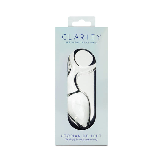 Clarity Utopian Delight Glass Plug