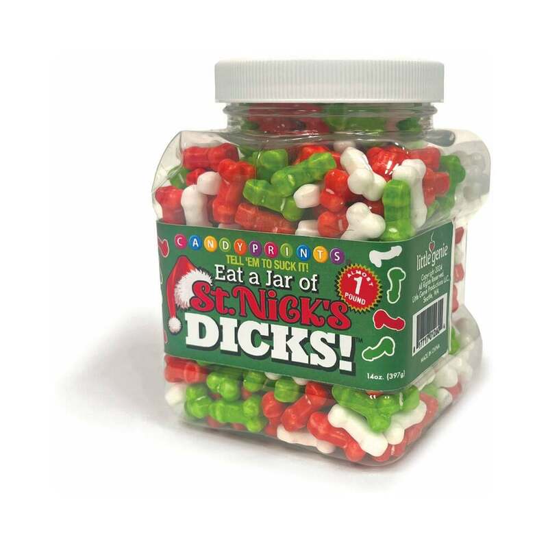 Eat A Jar of St. Nick's Dicks! 1 lb. Jar by Little Genie Productions
