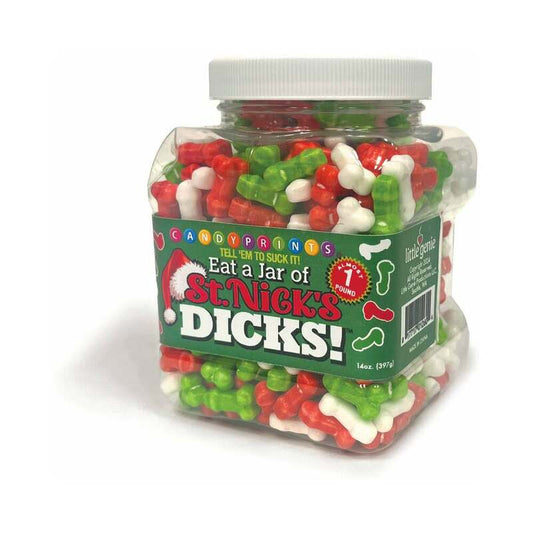 Eat A Jar of St. Nick's Dicks! 1 lb. Jar by Little Genie Productions