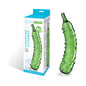 Glas Caressing Cucumber 8.25 in. Glass Dildo
