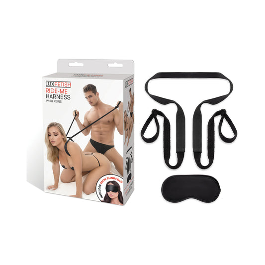 Lux Fetish Ride-Me Harness with Reins by Electric EEL Inc.