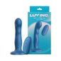 Luv Inc Ws38: Wavy Strap On Luv Vibe Blue