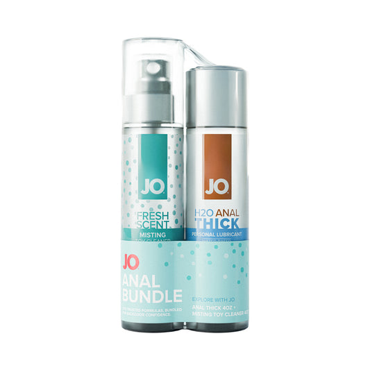 JO Limited Edition Anal Bundle - Anal Thick 4 oz. + Misting Toy Cleaner 4 oz. by System Jo