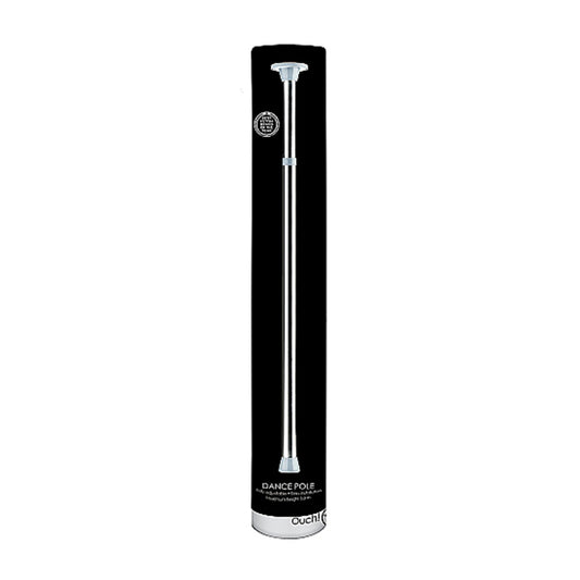 Ouch! Fully Adjustable Dance Pole Silver by Shots America LLC