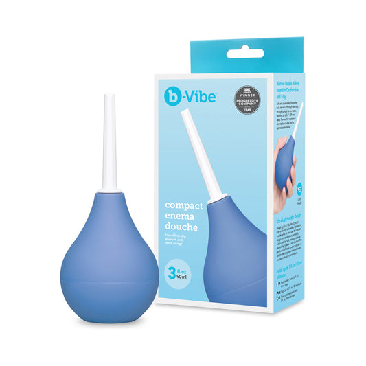 b-Vibe Compact Enema Douche Blue by COTR Inc.