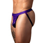 Male Power Eggplant Crossover Jock Plum L/XL