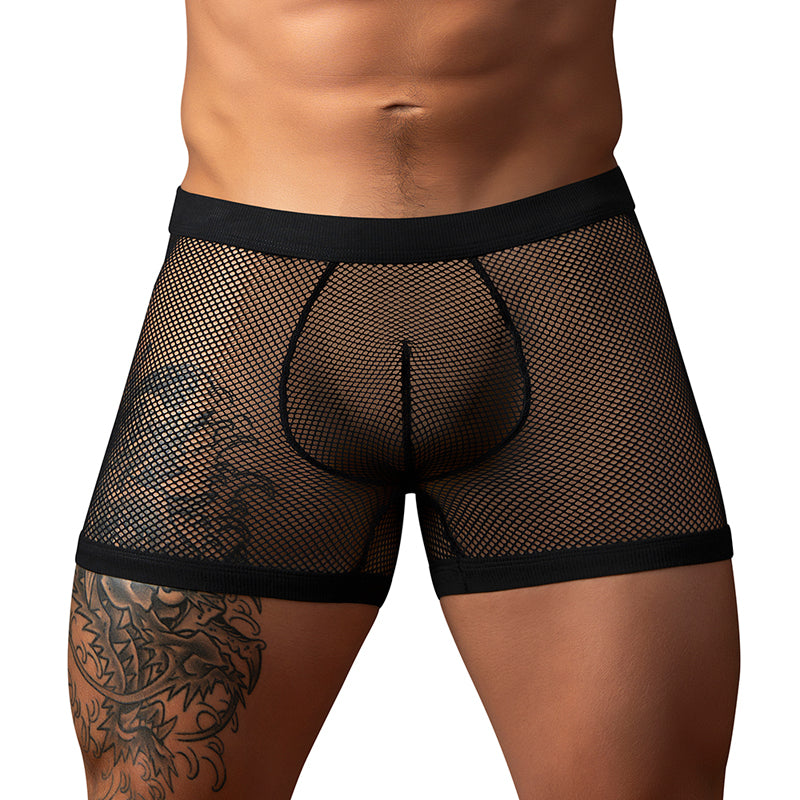 Male Power Fishnet 2.0 PCH Short Black L by Male Power