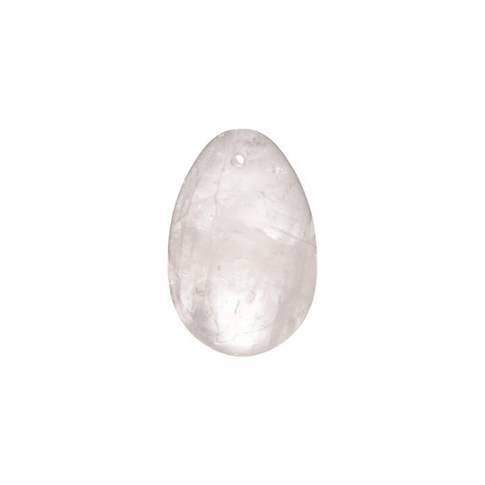 Chakrubs Prism Yoni Egg Clear Quartz (drilled)
