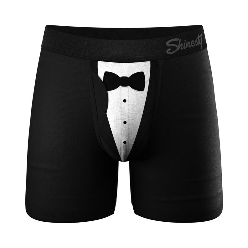 Shinesty The 009 Tuxedo Ball Hammock Pouch Underwear with Fly by Shinesty