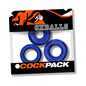 Oxballs Cockpack Multi Design 3-Pack Blue Fire