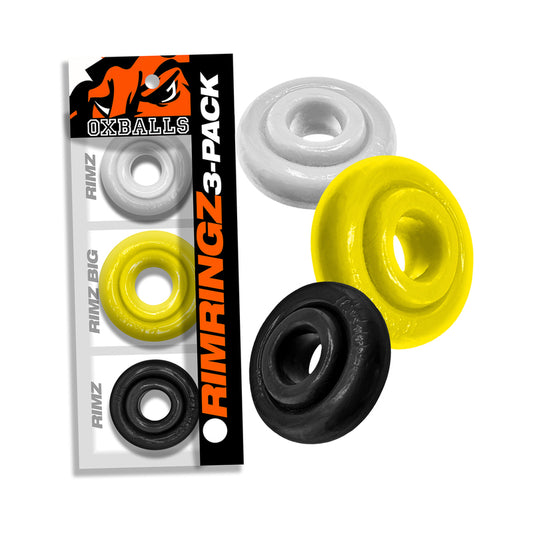 Oxballs Rimringz Multi Size 3-Pack Shockwave by Blue Ox Designs, Oxballs