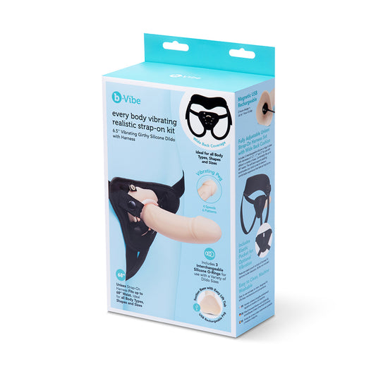 b-Vibe Every Body Vibrating Realistic Strap-On Kit by COTR Inc.
