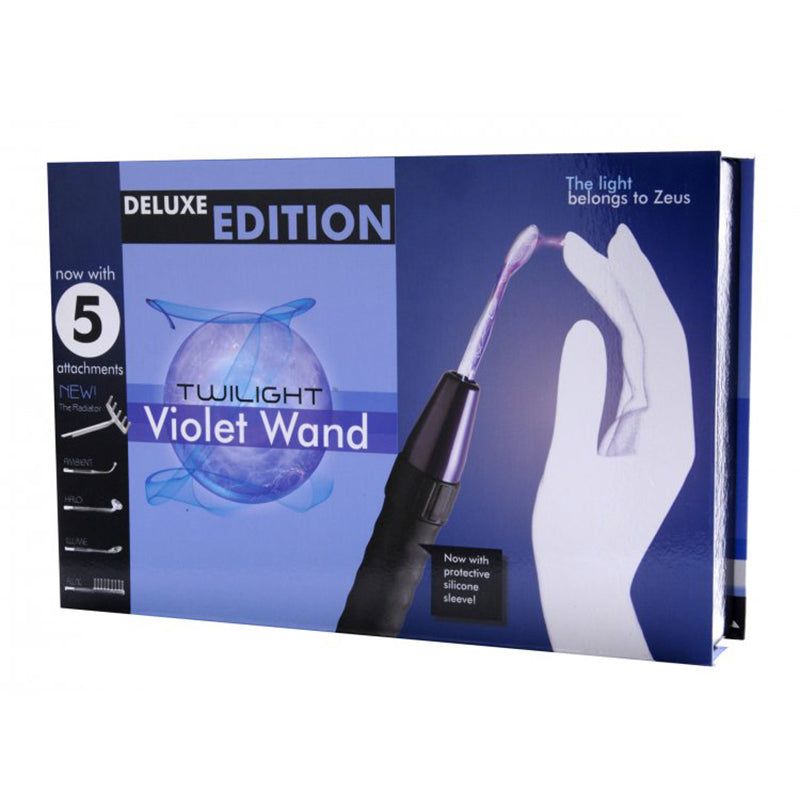 Zeus Deluxe Edition Twilight Violet Wand With 5 Attachments