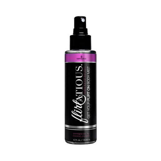 Sensuva Flirtatious Pheromone-Infused Body Mist Pomegranate 4.2 oz. by Sensuva