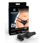 Pipedream Hookup Panties Crotchless Pleasure Pearls With Silicone Anal Plug Black XL-XXL by Pipedream