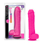 Blush Au Naturel Bold Big John 11 in. Posable Dual Density Dildo with Balls & Suction Cup Pink by Blush