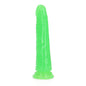 RealRock Glow in the Dark Slim 6 in. Dildo Neon Green by Shots America LLC