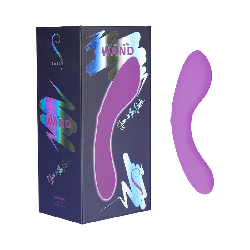 Swan The Mini Swan Wand Glow-in-the-Dark Purple by BMS Factory