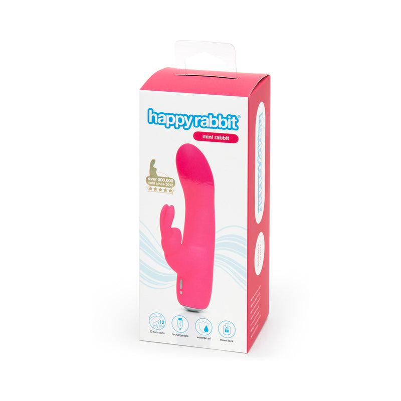 Happy Rabbit Mini Rabbit Vibrator Pink by LoveHoney