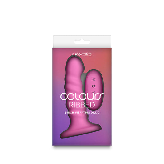 Colours Ribbed Vibrating - Pink by New Sensations Novelties Inc.
