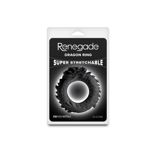 Renegade Dragon Ring Black by New Sensations Novelties Inc.