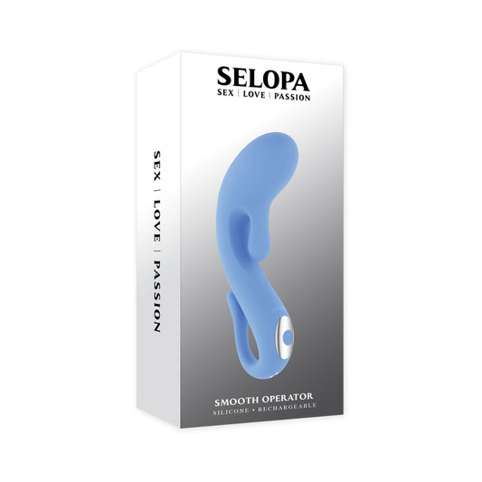 Selopa Smooth Operator Mini Curved G-Spot Tickler Blue by Evolved