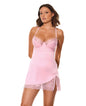 Kissed by Satin Underwire Chemise - Pink LG by Coquette