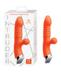 Nasstoys Intruder Thrusting Pleasure Vibe - Tangerine by Nasstoys