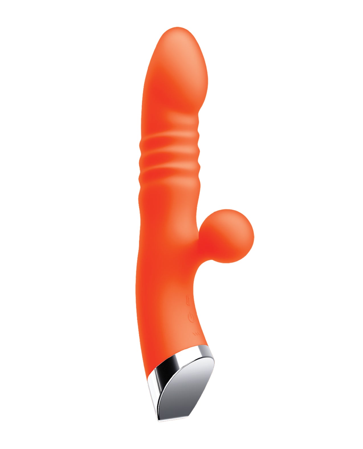 Nasstoys Intruder Thrusting Pleasure Vibe - Tangerine by Nasstoys