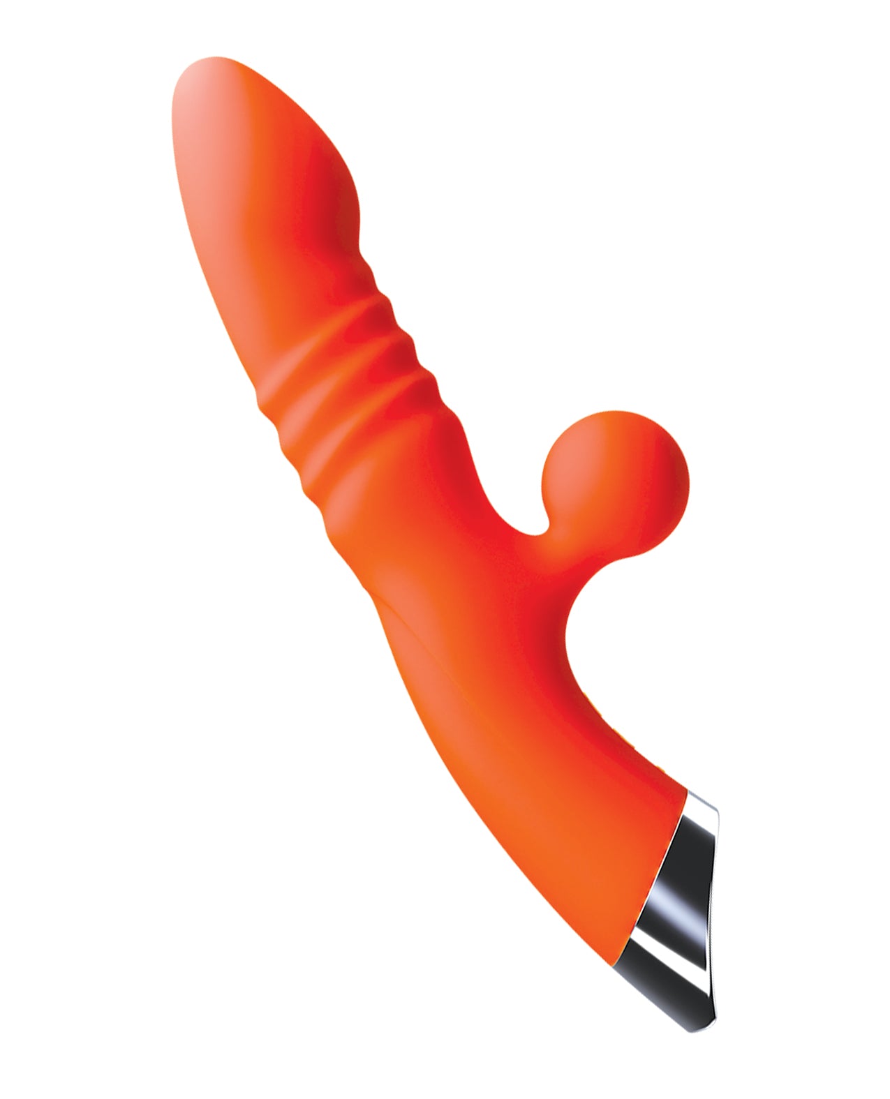 Nasstoys Intruder Thrusting Pleasure Vibe - Tangerine by Nasstoys