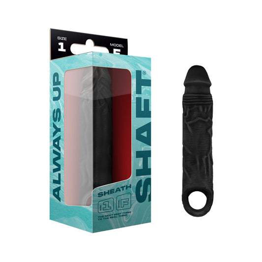 Shaft Model F: Sheath Size 1 Black by Vvole