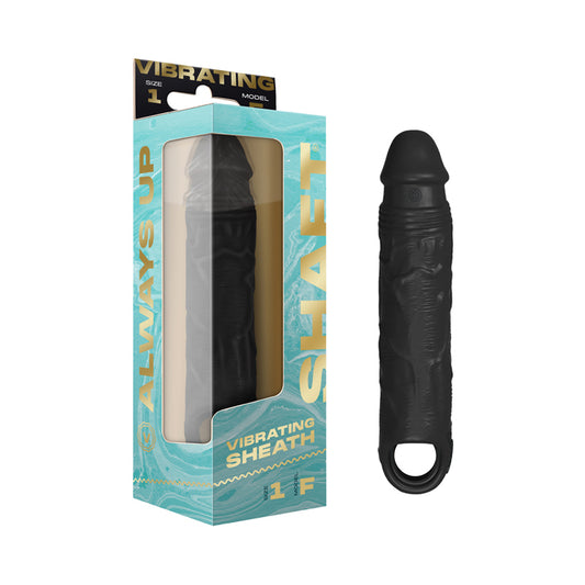 Shaft Vibrating Model F: Sheath Size 1 Black by Vvole