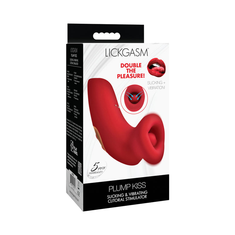 Lickgasm Plump Kiss Sucking & Vibrating Clitoral Stimulator by XR LLC