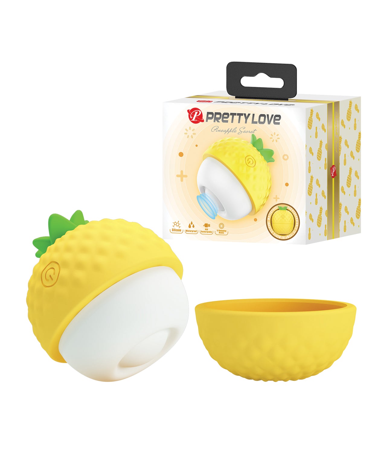 Pretty Love Secret Thumping Pineapple - Yellow by Pretty Love