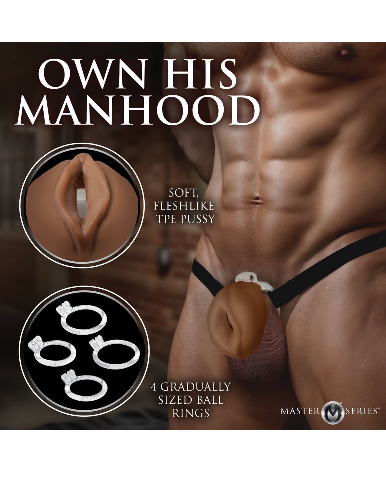 Master Series Pussy Chastity Cage - Medium by Master Series