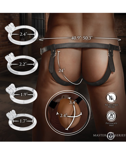 Master Series Pussy Chastity Cage - Medium by Master Series