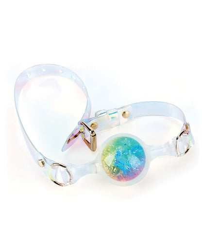 Luxe Prism Large Ball Gag - Rainbow by Pinkelephant