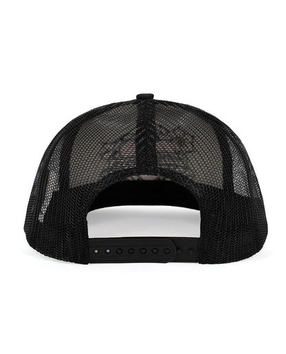 Wood Rocket Tattoo Heart Mother Fucker Trucker Hat - Black/White by Wood Rocket