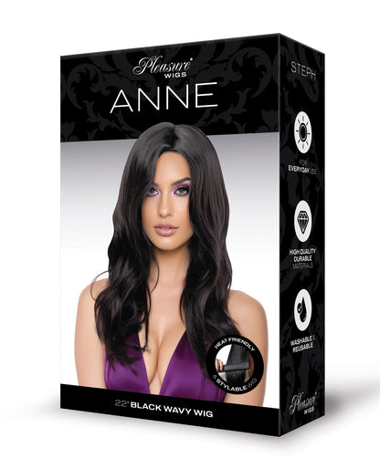 Pleasure Wigs Anne - Black by Pleasure Wigs