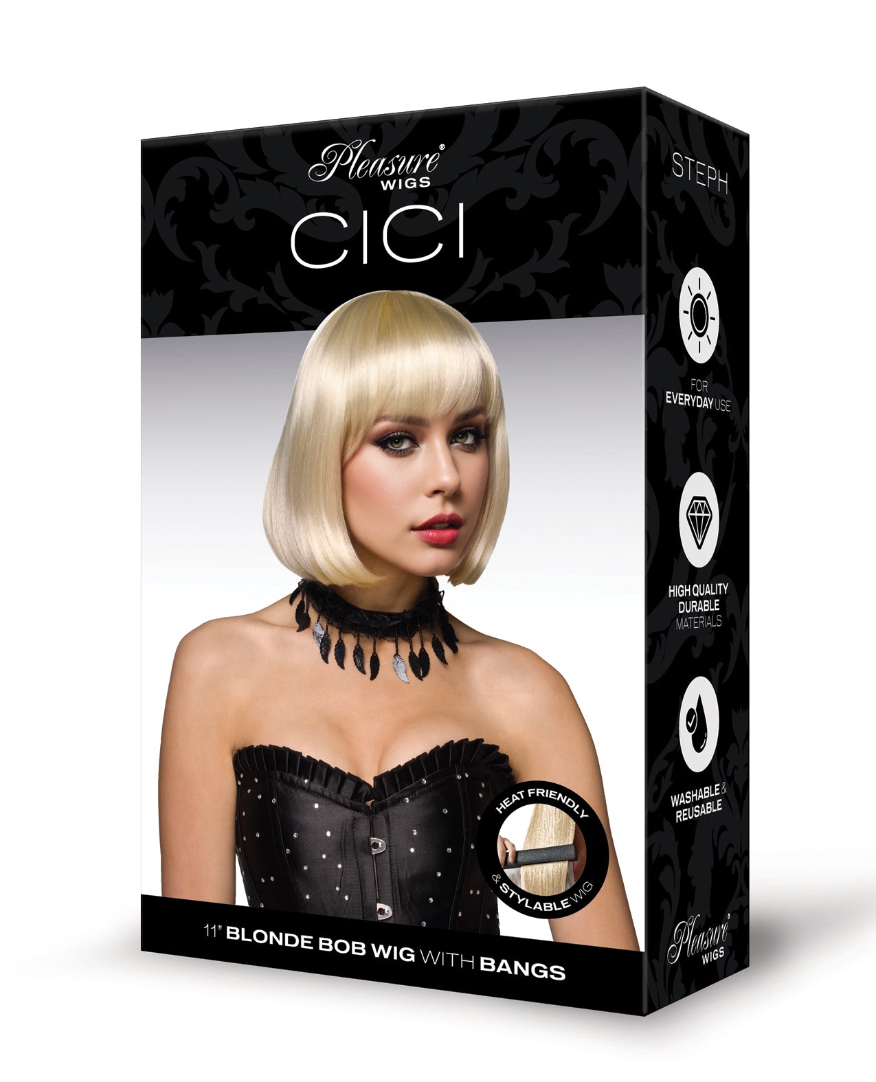 Pleasure Wigs Cici - Platinum Blonde by Pleasure Wigs