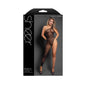 Fantasy Lingerie Sheer Killin' It Asymmetrical Footless Bodystocking Black O/S by Fantasy Lingerie