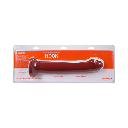 Tantus Hook 9.25 in. Dildo Ruby by Tantus